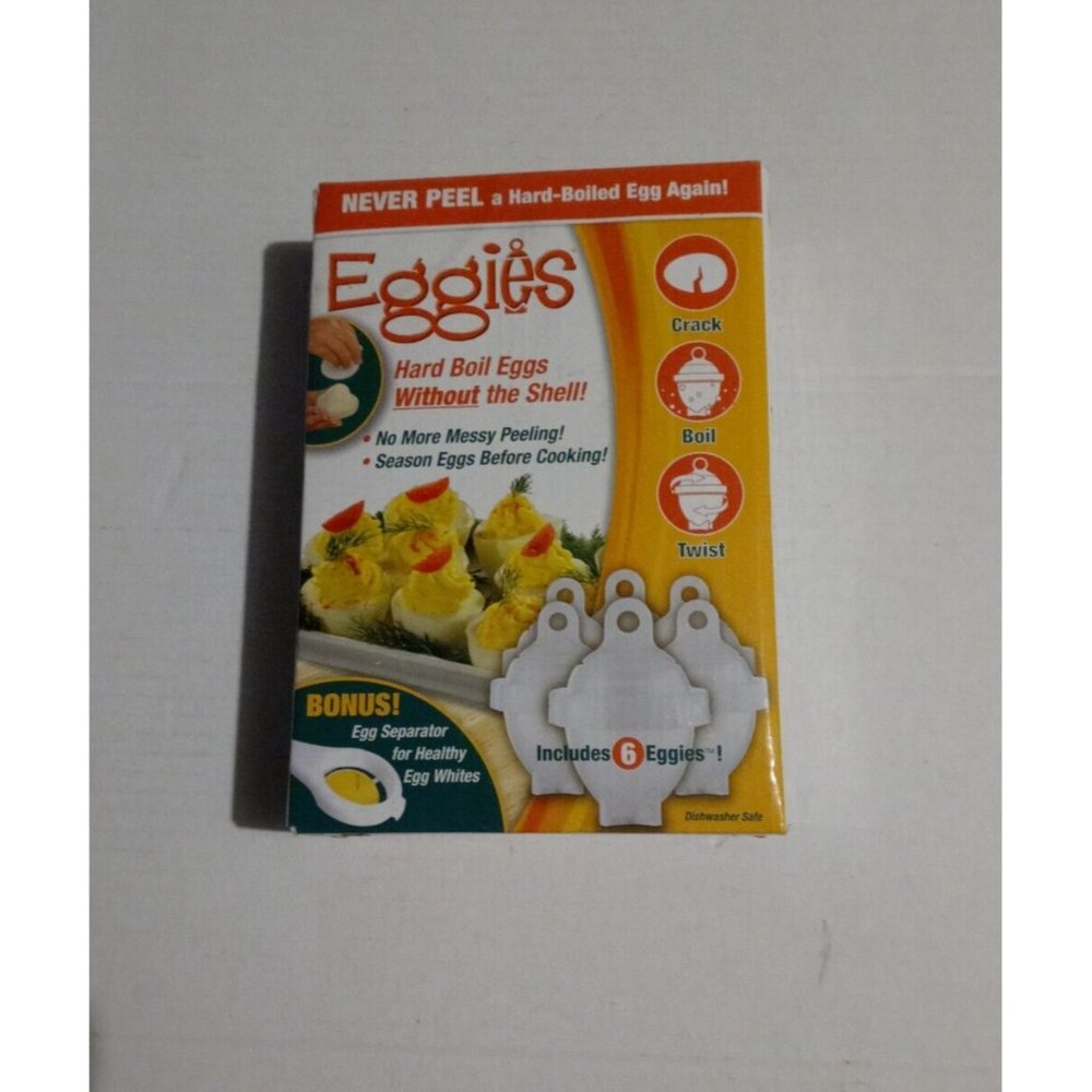 Eggies Hard Boil Eggs Without The Shell As Seen On TV New